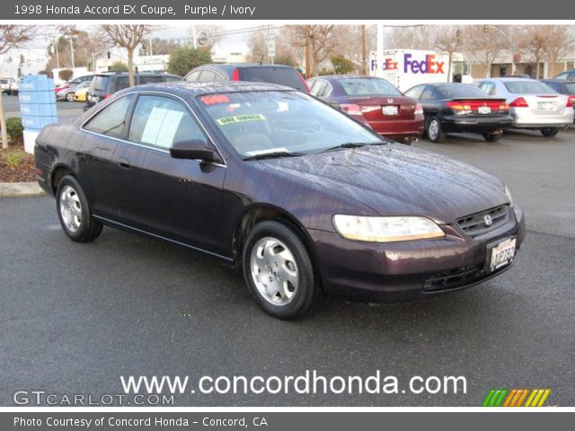 1998 Honda Accord EX Coupe in Purple