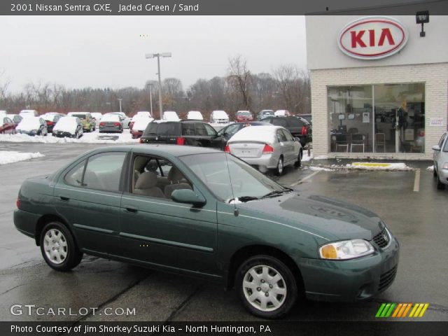 2001 Nissan Sentra GXE in Jaded Green