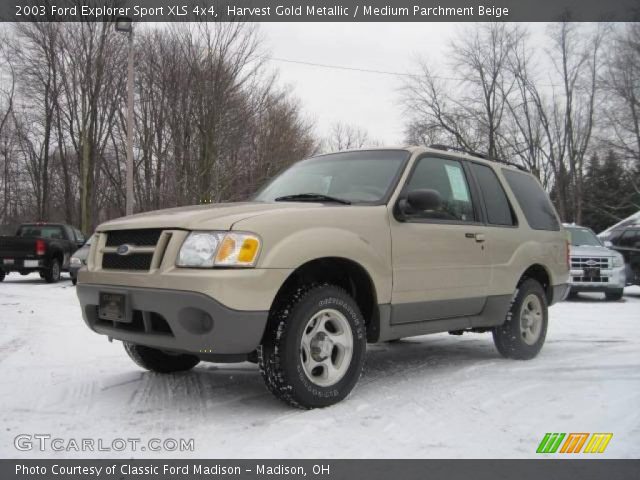 2003 Ford Explorer Sport XLS 4x4 in Harvest Gold Metallic