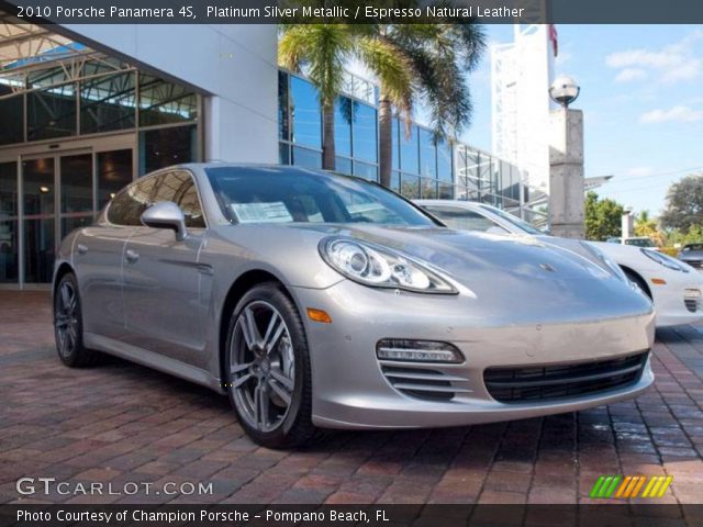 2010 Porsche Panamera 4S in Platinum Silver Metallic