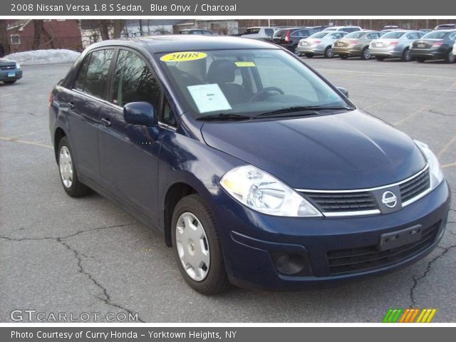 2008 Nissan Versa 1.8 S Sedan in Blue Onyx