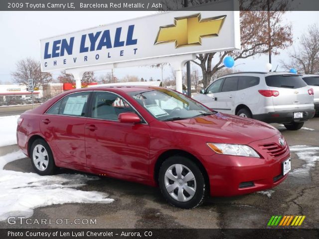 2009 Toyota Camry LE in Barcelona Red Metallic