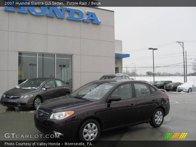 2007 Hyundai Elantra GLS Sedan in Purple Rain