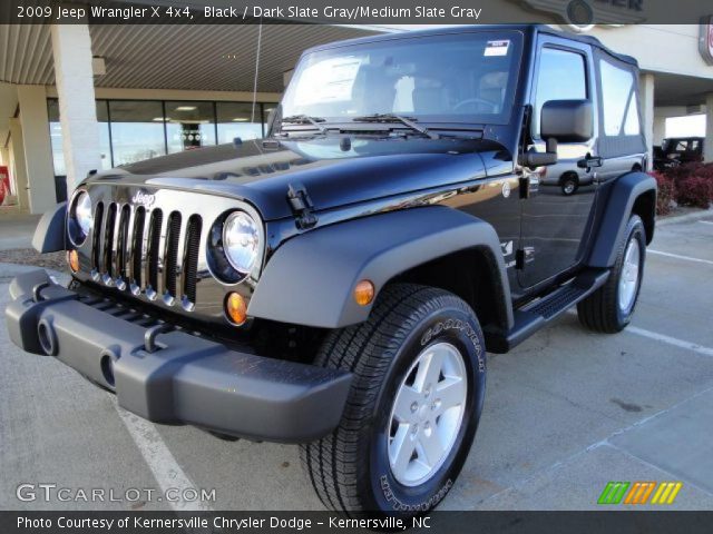 2009 Jeep Wrangler X 4x4 in Black