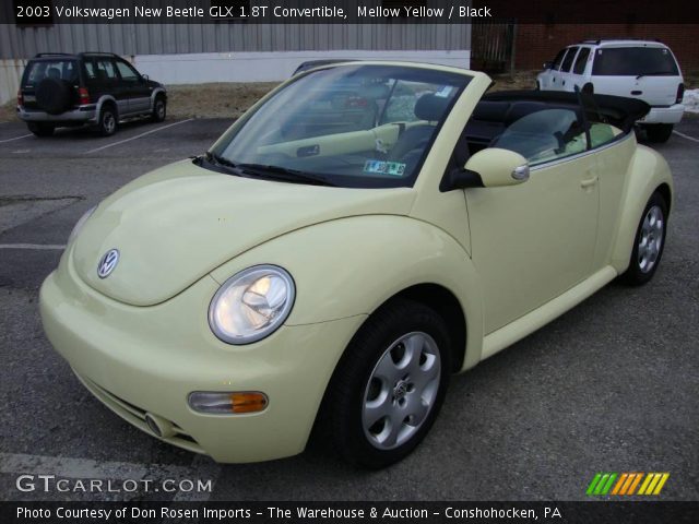 2003 Volkswagen New Beetle GLX 1.8T Convertible in Mellow Yellow