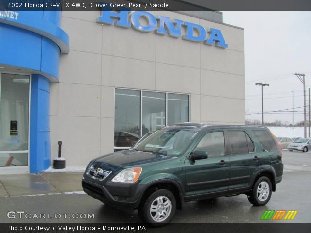 2002 Honda CR-V EX 4WD in Clover Green Pearl