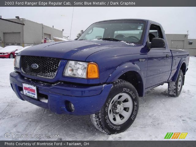 2003 Ford Ranger Edge Regular Cab in Sonic Blue Metallic