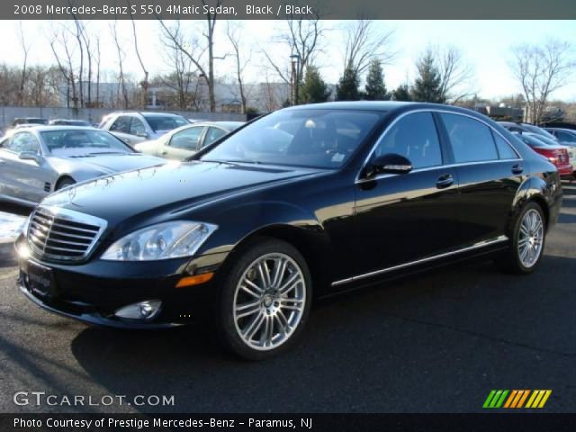 2008 Mercedes-Benz S 550 4Matic Sedan in Black
