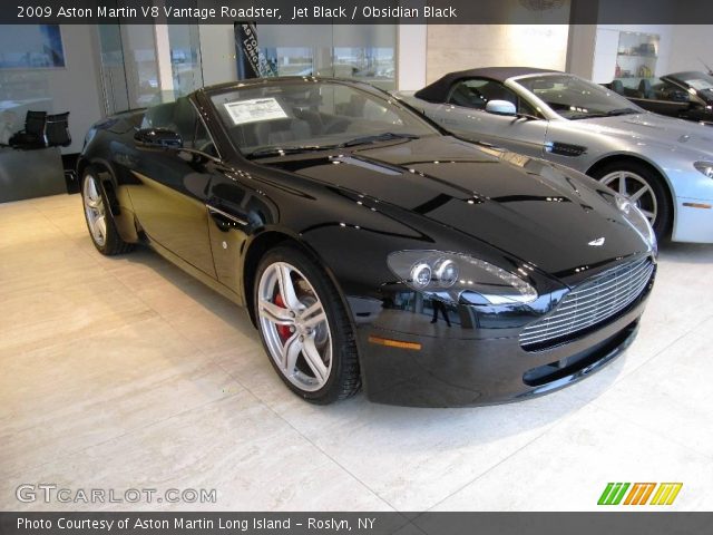 2009 Aston Martin V8 Vantage Roadster in Jet Black