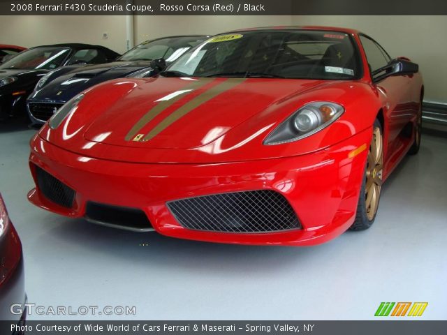 2008 Ferrari F430 Scuderia Coupe in Rosso Corsa (Red)