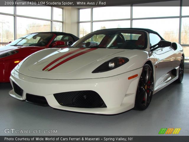 2009 Ferrari F430 16M Scuderia Spider in White Avus