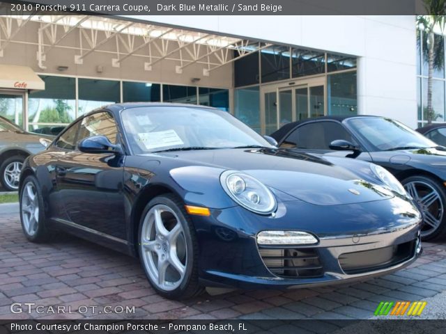 2010 Porsche 911 Carrera Coupe in Dark Blue Metallic