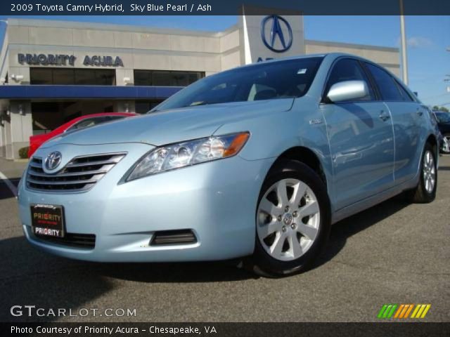 2009 Toyota Camry Hybrid in Sky Blue Pearl