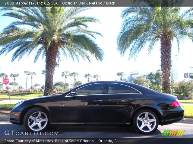 2008 Mercedes-Benz CLS 550 in Obsidian Black Metallic