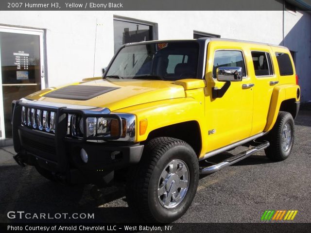 2007 Hummer H3  in Yellow