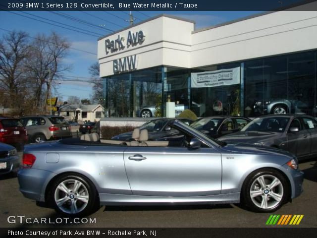 2009 BMW 1 Series 128i Convertible in Blue Water Metallic