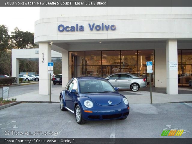 2008 Volkswagen New Beetle S Coupe in Laser Blue