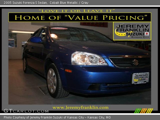 2005 Suzuki Forenza S Sedan in Cobalt Blue Metallic