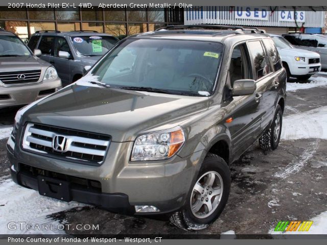 2007 Honda Pilot EX-L 4WD in Aberdeen Green Metallic