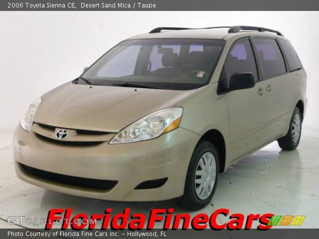 2006 Toyota Sienna CE in Desert Sand Mica