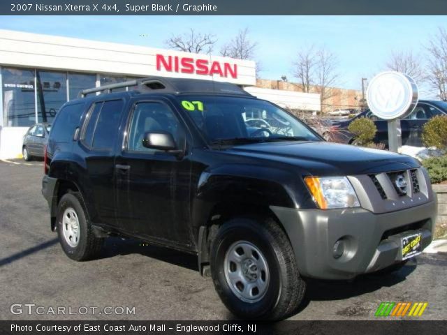 2007 Nissan Xterra X 4x4 in Super Black