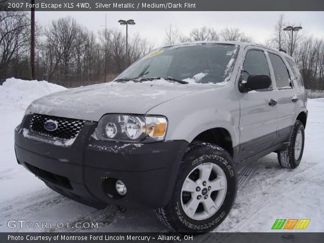 2007 Ford Escape XLS 4WD in Silver Metallic