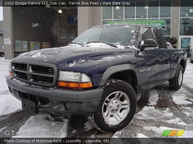 2002 Dodge Dakota SXT Club Cab in Patriot Blue Pearl