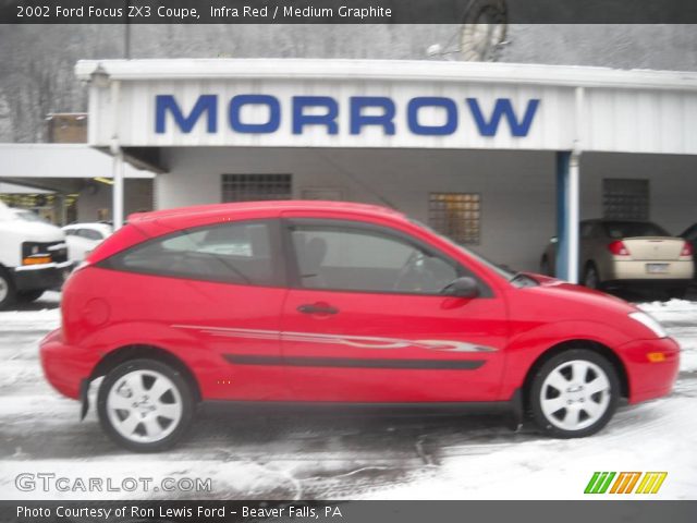 2002 Ford Focus ZX3 Coupe in Infra Red