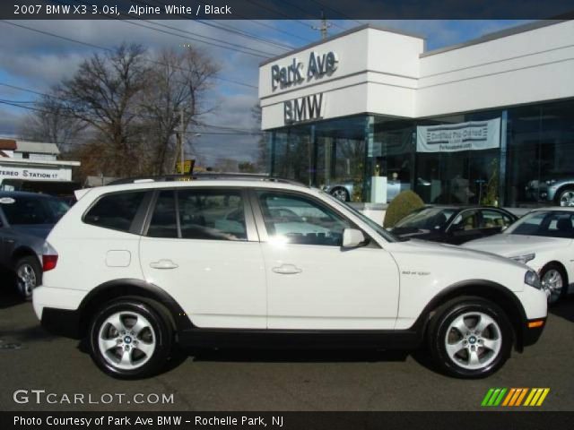 2007 BMW X3 3.0si in Alpine White