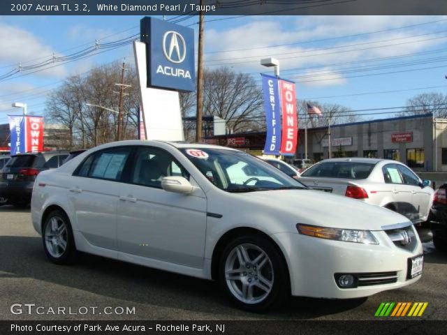 2007 Acura TL 3.2 in White Diamond Pearl