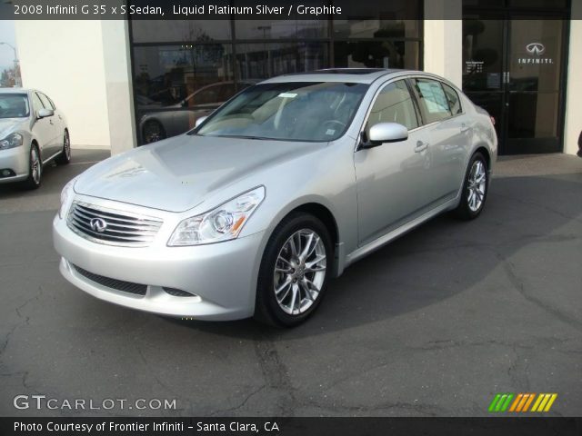 2008 Infiniti G 35 x S Sedan in Liquid Platinum Silver