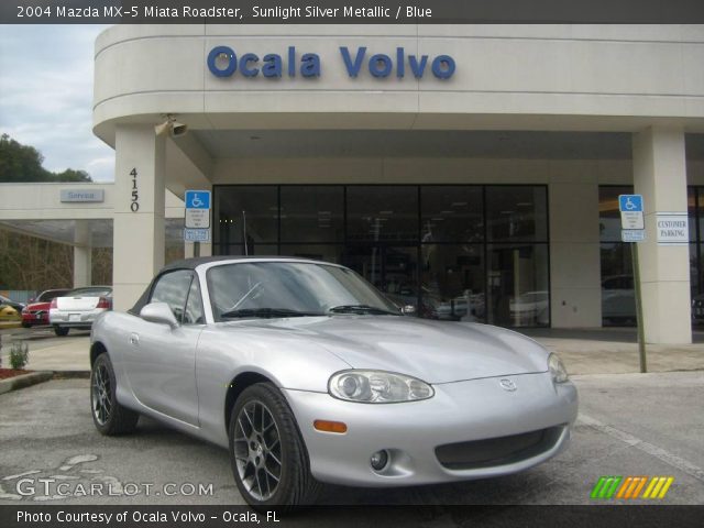 2004 Mazda MX-5 Miata Roadster in Sunlight Silver Metallic