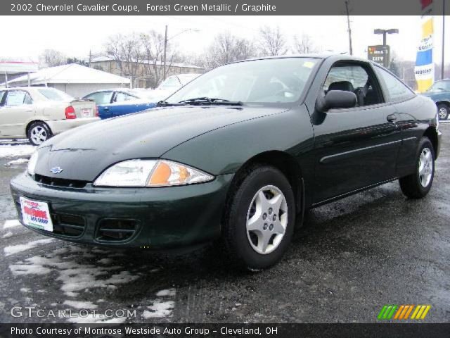 2002 Chevrolet Cavalier Coupe in Forest Green Metallic