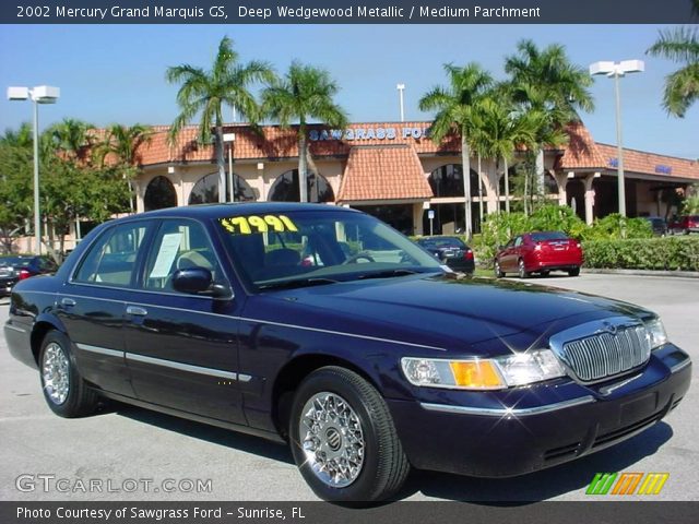 2002 Mercury Grand Marquis GS in Deep Wedgewood Metallic