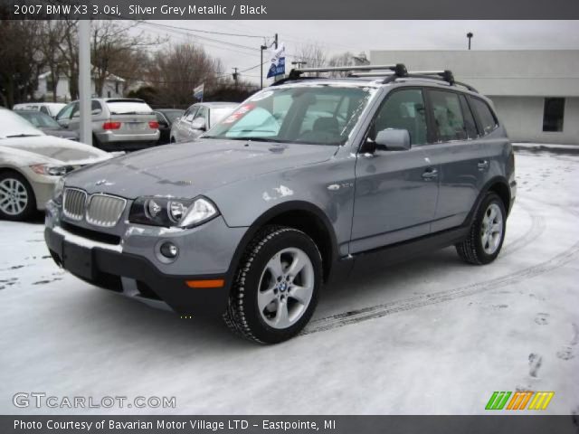2007 BMW X3 3.0si in Silver Grey Metallic