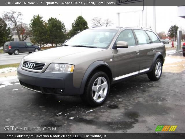 2003 Audi Allroad 2.7T quattro in Alpaca Beige