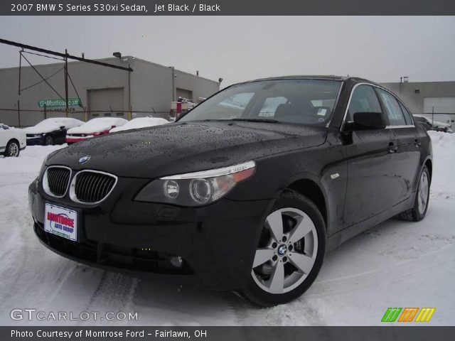 2007 BMW 5 Series 530xi Sedan in Jet Black