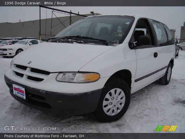 1996 Dodge Caravan  in White