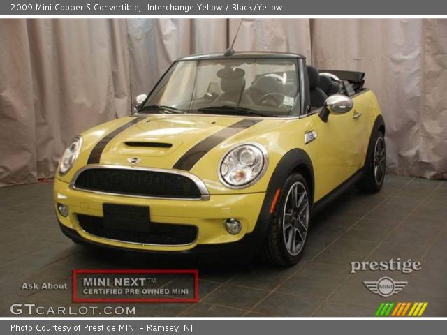 2009 Mini Cooper S Convertible in Interchange Yellow