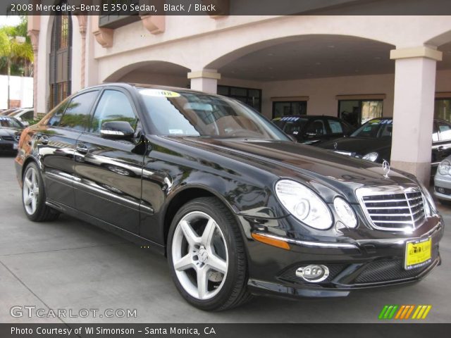 2008 Mercedes-Benz E 350 Sedan in Black