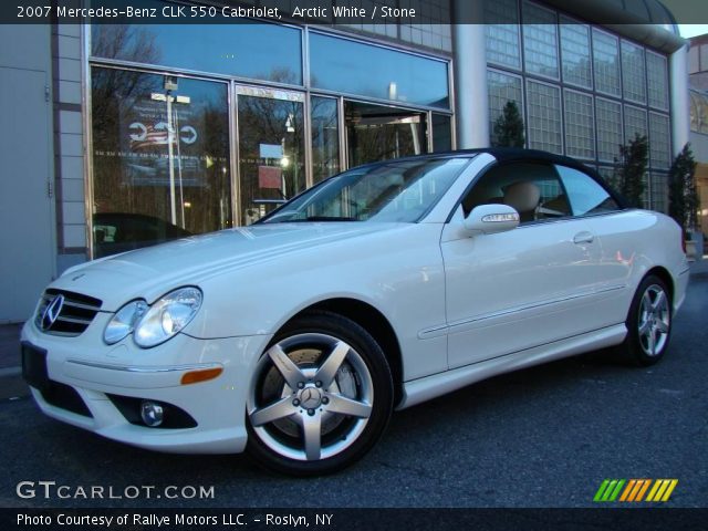 2007 Mercedes-Benz CLK 550 Cabriolet in Arctic White