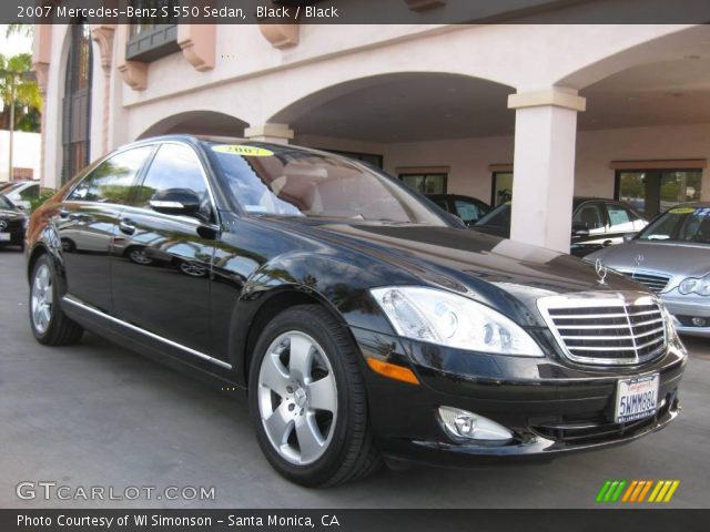 2007 Mercedes-Benz S 550 Sedan in Black