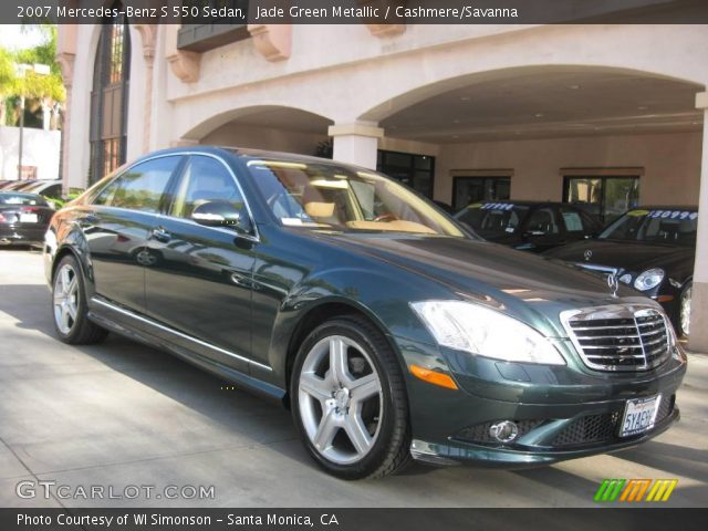 2007 Mercedes-Benz S 550 Sedan in Jade Green Metallic