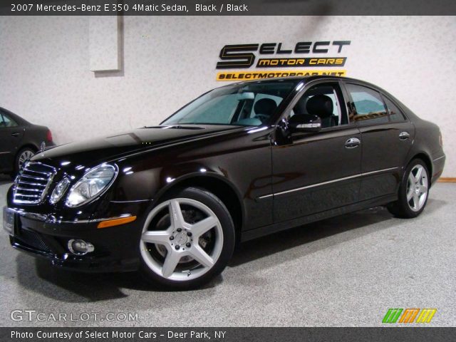 2007 Mercedes-Benz E 350 4Matic Sedan in Black