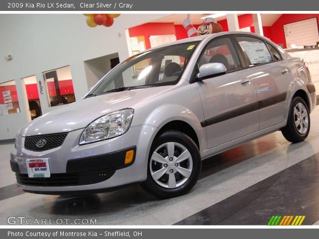 2009 Kia Rio LX Sedan in Clear Silver