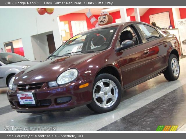 2002 Dodge Neon SE in Dark Garnet Red Pearl