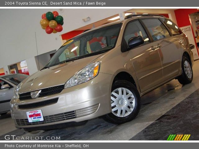 2004 Toyota Sienna CE in Desert Sand Mica