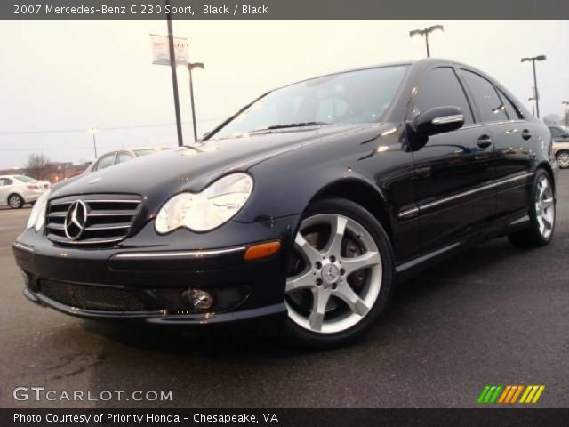 2007 Mercedes-Benz C 230 Sport in Black