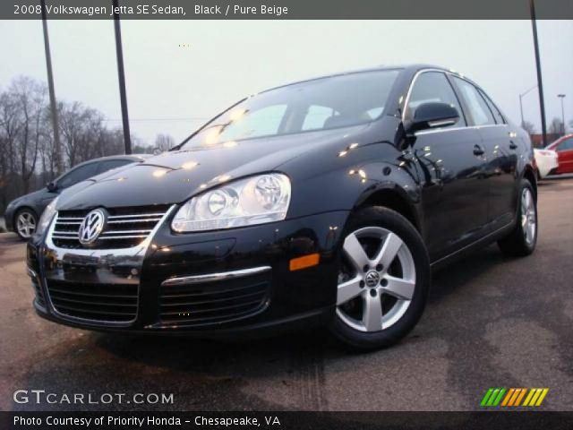 2008 Volkswagen Jetta SE Sedan in Black