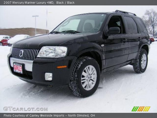 2007 Mercury Mariner Luxury 4WD in Black